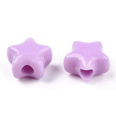 Непрозрачные акриловые бусины MACR-T047-01-08-1