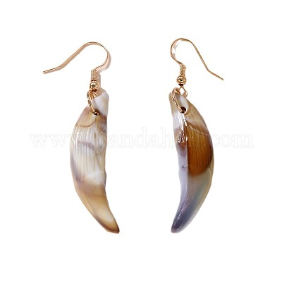Boucles d'oreilles en coquille naturelle&nbsp;FS-WG91FAC-01-1