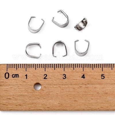 Защелкивающиеся дужки из нержавеющей стали марки 304 STAS-R048-9x7mm-1