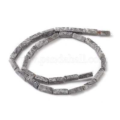 Натуральный камень-карта / камень пикассо / нити из бисера пикассо&nbsp;X-G-G837-05-1