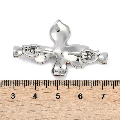 Застежки-застежки из латуни с эмалью KK-U043-10P-01-1