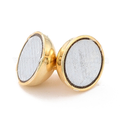 925 магнитные застежки из стерлингового серебра STER-A001-02A-G-1