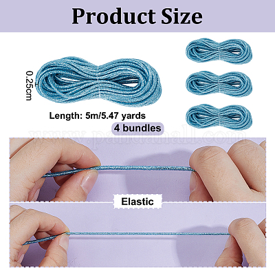 4 моток круглого эластичного шнура&nbsp;OCOR-OC0001-84D-1