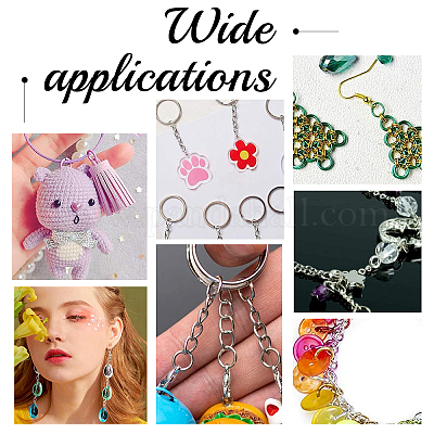 1500 шт. Открытые соединительные кольца из нержавеющей стали 304 STAS-UN0029-60-1