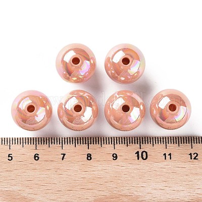 Непрозрачные акриловые бусины MACR-S370-D16mm-35-1