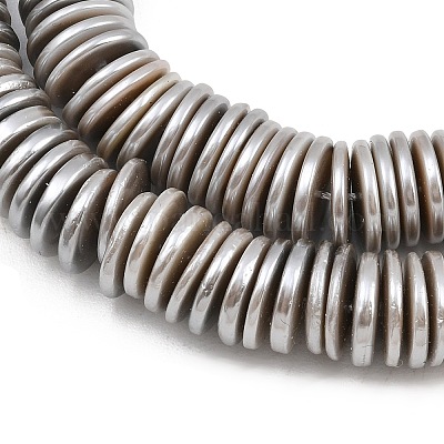 Galvanisierte Muschelperlenstränge&nbsp;BSHE-B009-E01-2x11mm-A-1