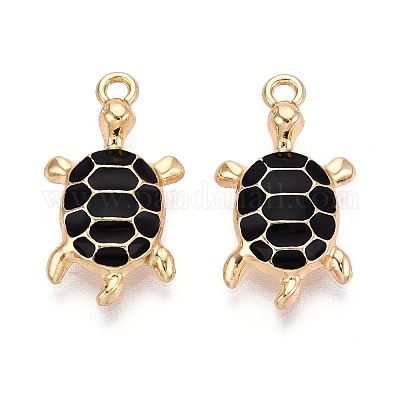 Подвески из эмали и сплава PALLOY-T092-26G-01-1