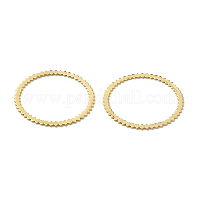 Латунные соединительные колечки KK-O143-35G-1