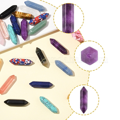 5 шт окрашенных синтетических бирюзовых лечебных камней G-FS0005-83G-1