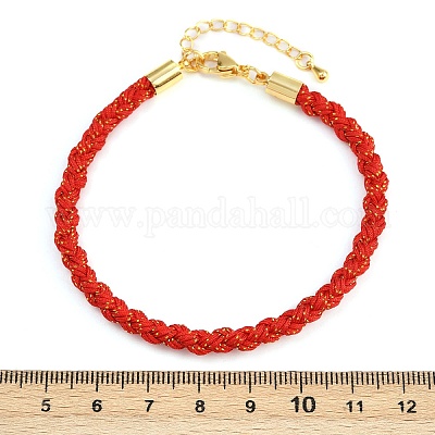 Браслеты из плетеного нейлонового шнура толщиной 4 мм FIND-A057-01G-22-1