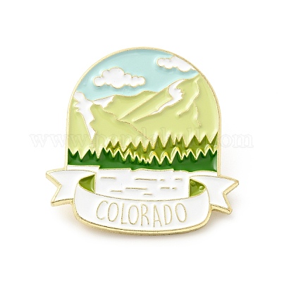 Wholesale Creative Landscape Theme Enamel Pin 