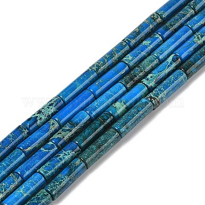 Крашеные бусы из натуральной императорской яшмы G-H087-H01-01C-1