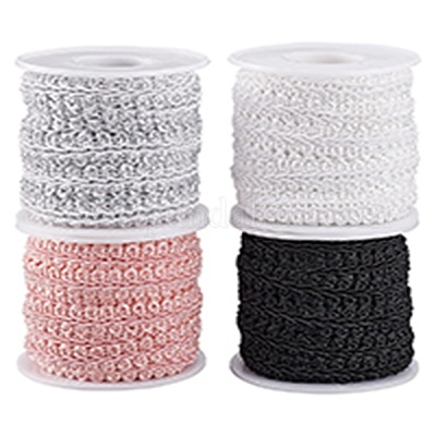 26 ярд двухцветной полиэстеровой кружевной тесьмы в виде сороконожки OCOR-PH0003-95-1