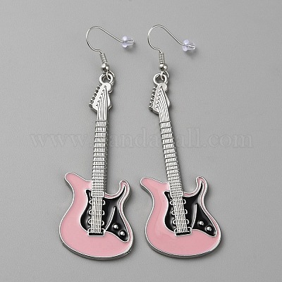 Болтающийся серьги сплава эмали EJEW-WH0015-68P-04-1