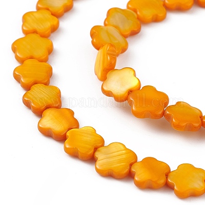 Натуральные пресноводные окрашенные бусы из ракушек SHEL-K001-001H-1