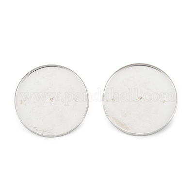 Кабошон для броши из нержавеющей стали 304 STAS-G250-04P-C-1