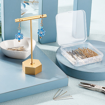 400 шт. 2-х цветные штифты из нержавеющей стали 304 с плоской головкой STAS-PH0004-58-1