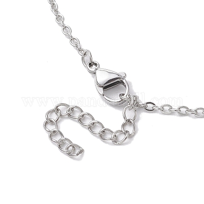 Не тускнеющий мешочек из нержавеющей стали для изготовления ожерелий NJEW-JN04825-01-1