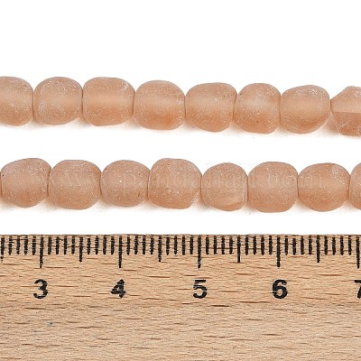 Матовое ручной работы Lampwork бисер LAMP-C022-01D-1