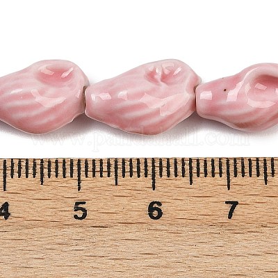 Фарфоровые бусины ручной работы серии «Океан» PORC-R002-04A-01-1