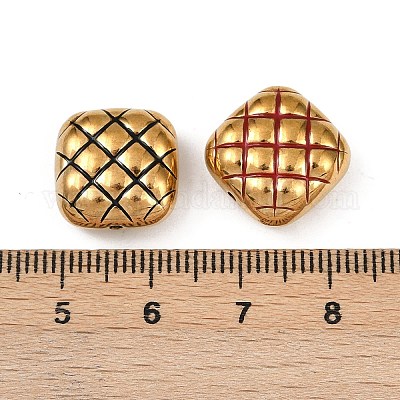 Эмалированные бусины из нержавеющей стали 304 STAS-Z140-18G-1