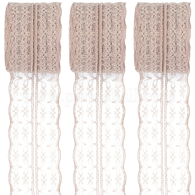 3 рулон гипюровой неэластичной кружевной отделки&nbsp;OCOR-GF0004-52A-1