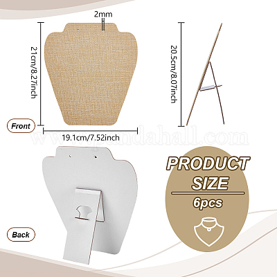 Бархатные ожерелья в форме бюста ODIS-WH0043-159F-1