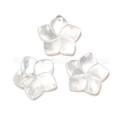 Подвески из натурального белого жемчуга X-SSHEL-G014-60-1