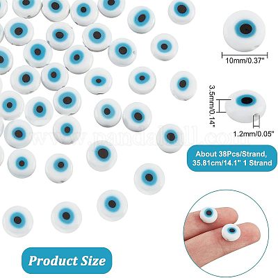 Ручной сглаза бусины бисер нитей LAMP-NB0001-60D-04-1