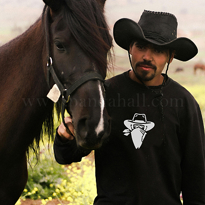 1 набор трафаретов для рисования с изображением питомца ковбоя DIY-MA0005-58B-1