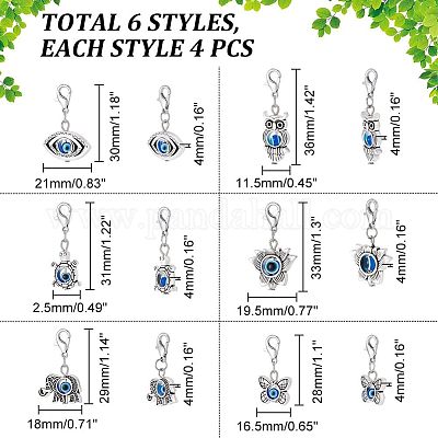 Подвесные украшения от сглаза HJEW-CA0001-37-1