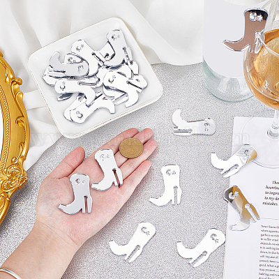 1 пакетик акриловых подвесок для бокалов вина&nbsp;OACR-HY0001-24B-02-1