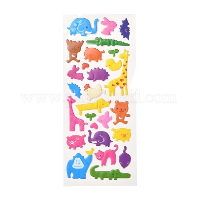 Wholesale 3D Cartoon PVC Bubble Stickers 