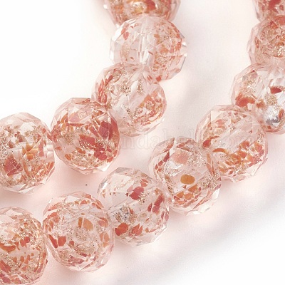 Бусины ручной работы бусины золотого песка LAMP-P051-C-M-1