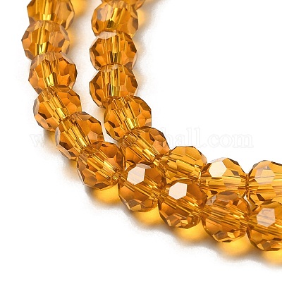 Прозрачные стеклянные бусины EGLA-A035-T4mm-D04-1