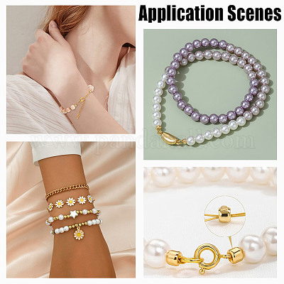 60шт латунные обжимные бусины KK-HY0004-18-1