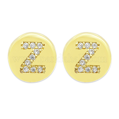 Латунные микропаве из прозрачного кубического циркония KK-T030-LA843-ZX3-1