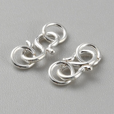 925 стерлинговое серебро и застежки в виде крючка S STER-WH0010-50A-1