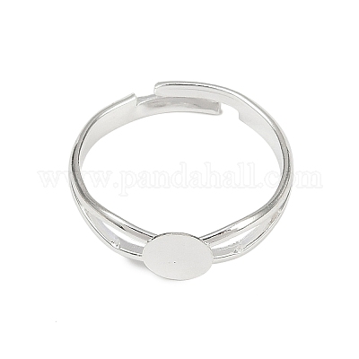 Composants d'anneau en laiton&nbsp;KK-C3044-6mm-S-NF-1