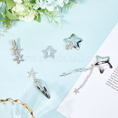 10 шт. заколки для волос из железного сплава&nbsp;PHAR-CP0001-25-1