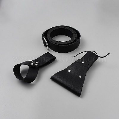 Ножны для меча из искусственной кожи с литой талией AJEW-WH20067-111P-1