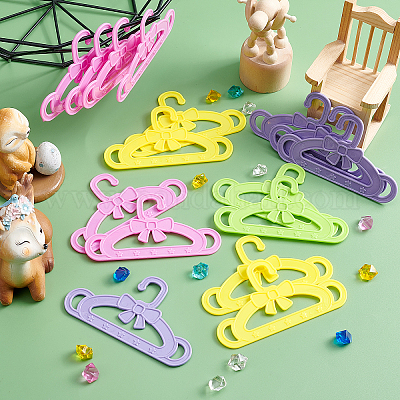 Wholesale CHGCRAFT 120Pcs Small Mini Cloth Hangers Plastic Little