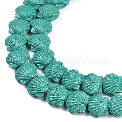 Нити резных бусин синтетического коралла CORA-K009-05B-03-1