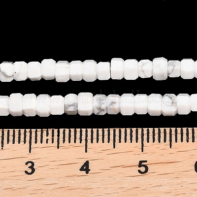 Природные Говлит бисер нитей&nbsp;G-G345-C01-2x4mm-1