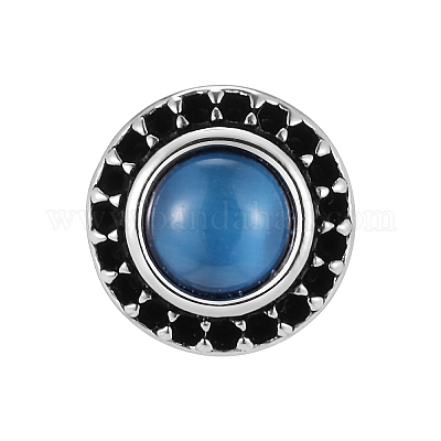 Серьги-гвоздики из нержавеющей стали с микропаве и цирконием PW-WGB72E2-01-1