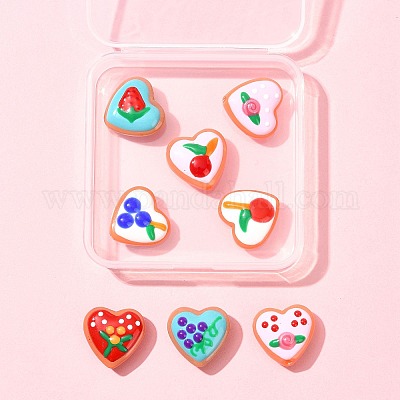 8 шт. 8-х цветные стеклянные бусины LAMP-FS0001-51-1