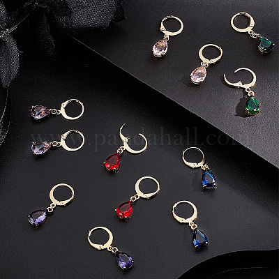 Набор для изготовления сережек в форме слезы своими руками DIY-GA0003-93-1