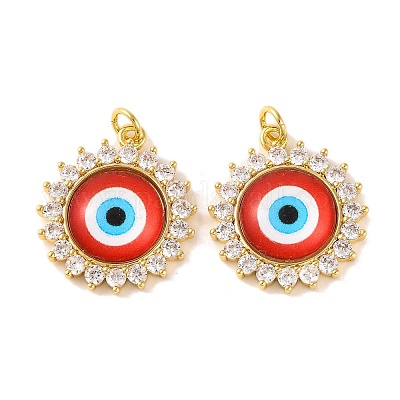 Стойки обшивки латунь микро проложить Циркон подвеску KK-H486-21G-02-1