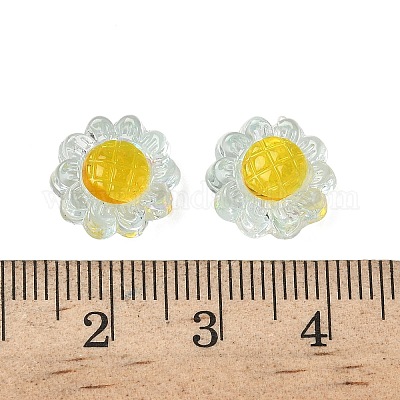 Прозрачные бусины из смолы RESI-D312-04D-1