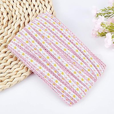 Вышивка полиэстер кружевная отделка OCOR-WH0033-03C-1